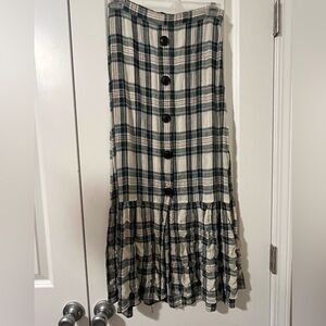Zara Plaid Skirt Size: XS